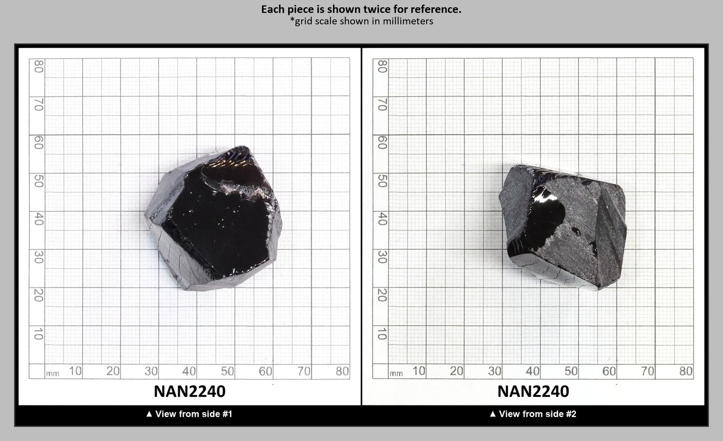 Nanosital Simulated Dark Padparadscha Sapphire Lab Created Faceting Rough for Gem Cutting - #E-481 - Various Sizes : NAN2240