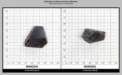 Nanosital Simulated Dark Padparadscha Sapphire Lab Created Faceting Rough for Gem Cutting - #E-481 - Various Sizes : NAN2241