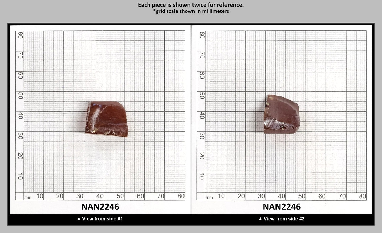 Nanosital Simulated Fire Opal Lab Created Faceting Rough for Gem Cutting - #007/1 - Various Sizes : NAN2246
