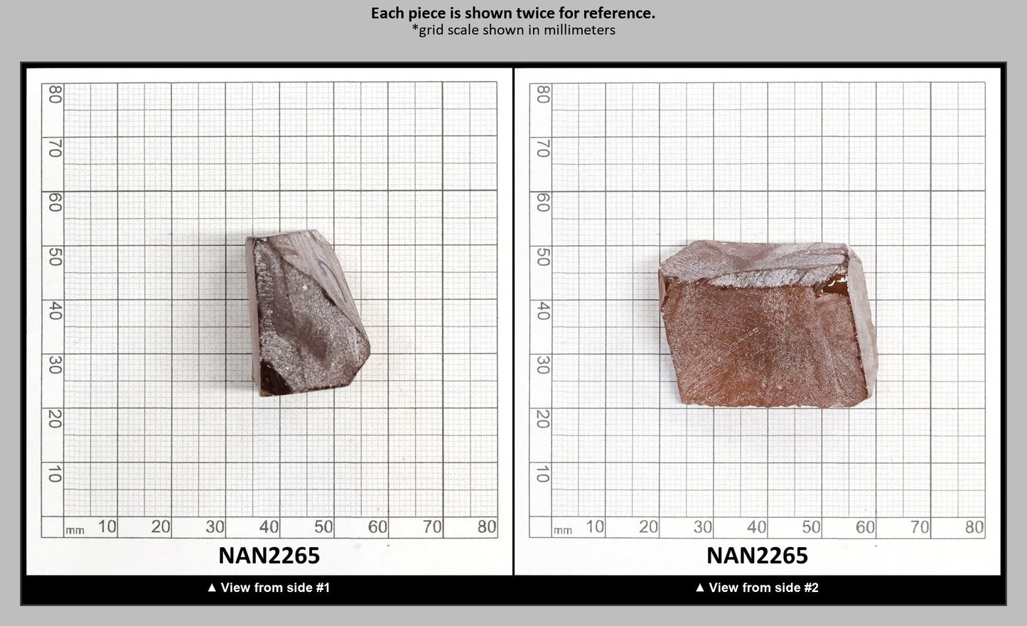 Nanosital Simulated Padparadscha Sapphire Lab Created Faceting Rough for Gem Cutting - #E-96 - Various Sizes : NAN2265