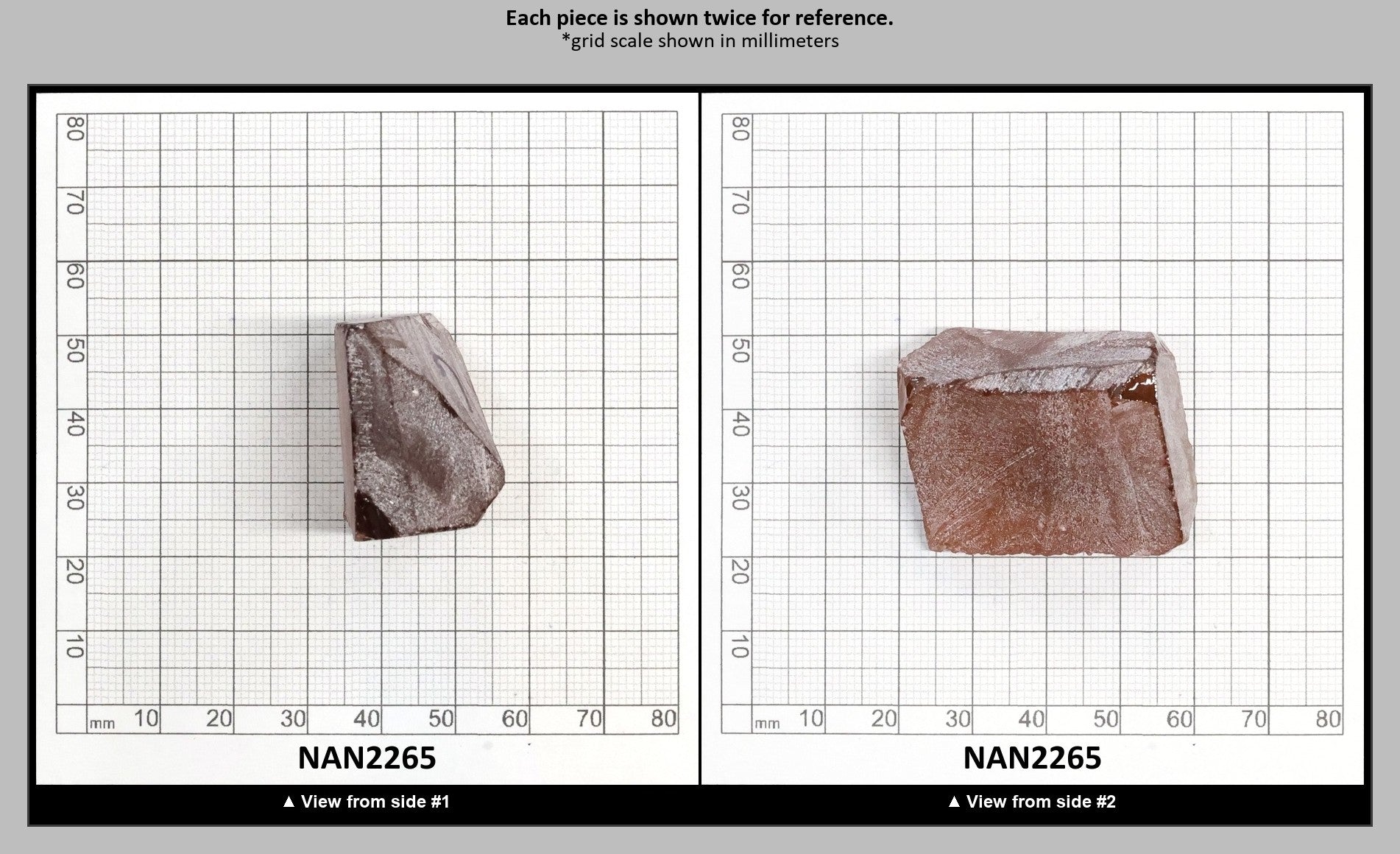 Nanosital Simulated Padparadscha Sapphire Lab Created Faceting Rough for Gem Cutting - #E-96 - Various Sizes : NAN2265