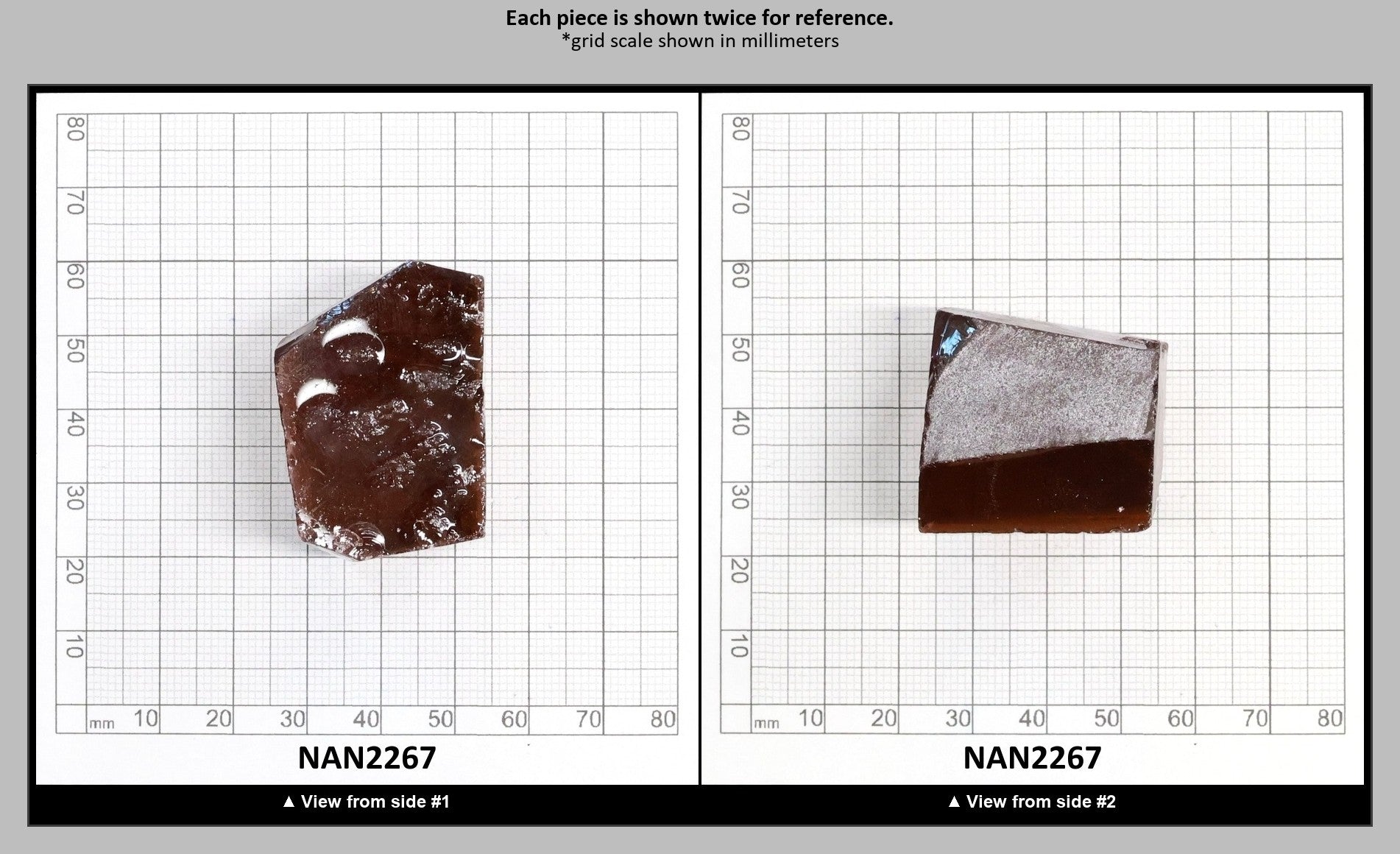 Nanosital Simulated Padparadscha Sapphire Lab Created Faceting Rough for Gem Cutting - #E-96 - Various Sizes : NAN2267