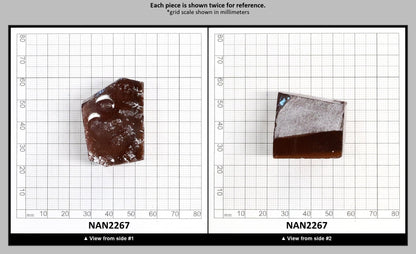 Nanosital Simulated Padparadscha Sapphire Lab Created Faceting Rough for Gem Cutting - #E-96 - Various Sizes : NAN2267