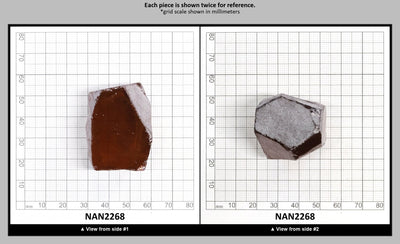 Nanosital Simulated Padparadscha Sapphire Lab Created Faceting Rough for Gem Cutting - #E-96 - Various Sizes : NAN2268