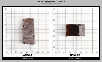 Nanosital Simulated Padparadscha Sapphire Lab Created Faceting Rough for Gem Cutting - #E-96 - Various Sizes : NAN2269