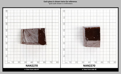 Nanosital Simulated Padparadscha Sapphire Lab Created Faceting Rough for Gem Cutting - #E-96 - Various Sizes : NAN2270