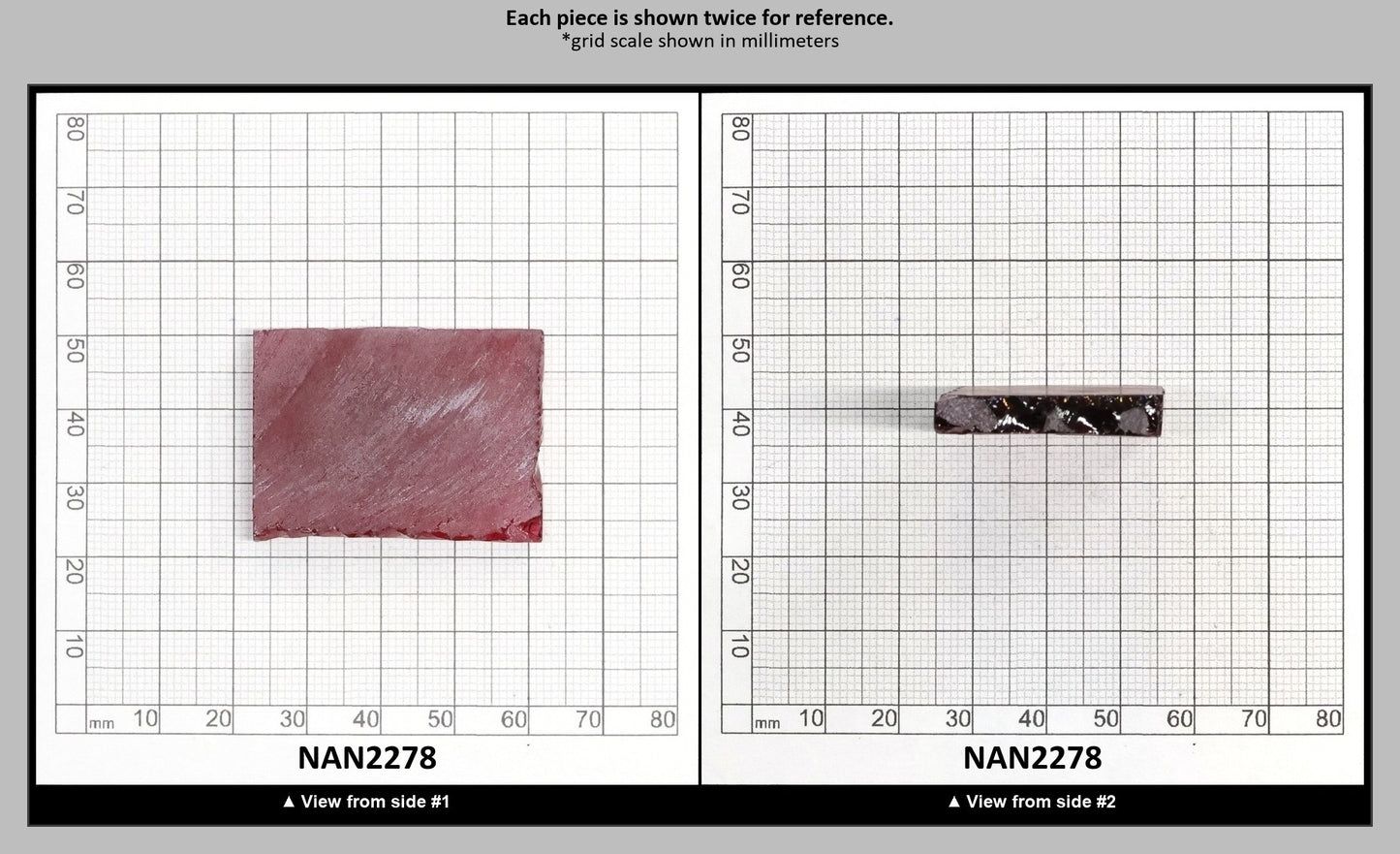Nanosital Simulated Red Spinel Lab Created Faceting Rough for Gem Cutting - #B-30 - Various Sizes : NAN2278