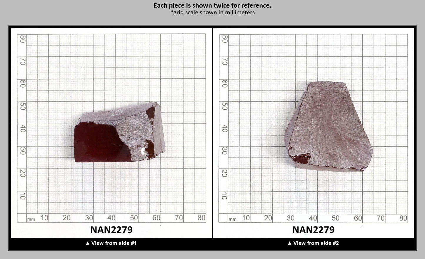 Nanosital Simulated Rhodolite Lab Created Faceting Rough for Gem Cutting - #A-2449 - Various Sizes : NAN2279