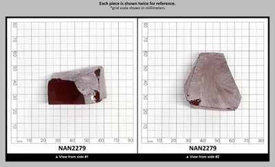 Nanosital Simulated Rhodolite Lab Created Faceting Rough for Gem Cutting - #A-2449 - Various Sizes : NAN2279