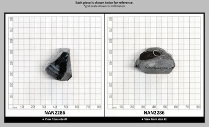 Nanosital Simulated Smoky Quartz Lab Created Faceting Rough for Gem Cutting - #A-4235 - Various Sizes : NAN2286