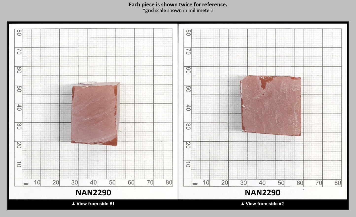 Nanosital Simulated Sweet Dreams Lab Created Faceting Rough for Gem Cutting - #600 - Various Sizes : NAN2290