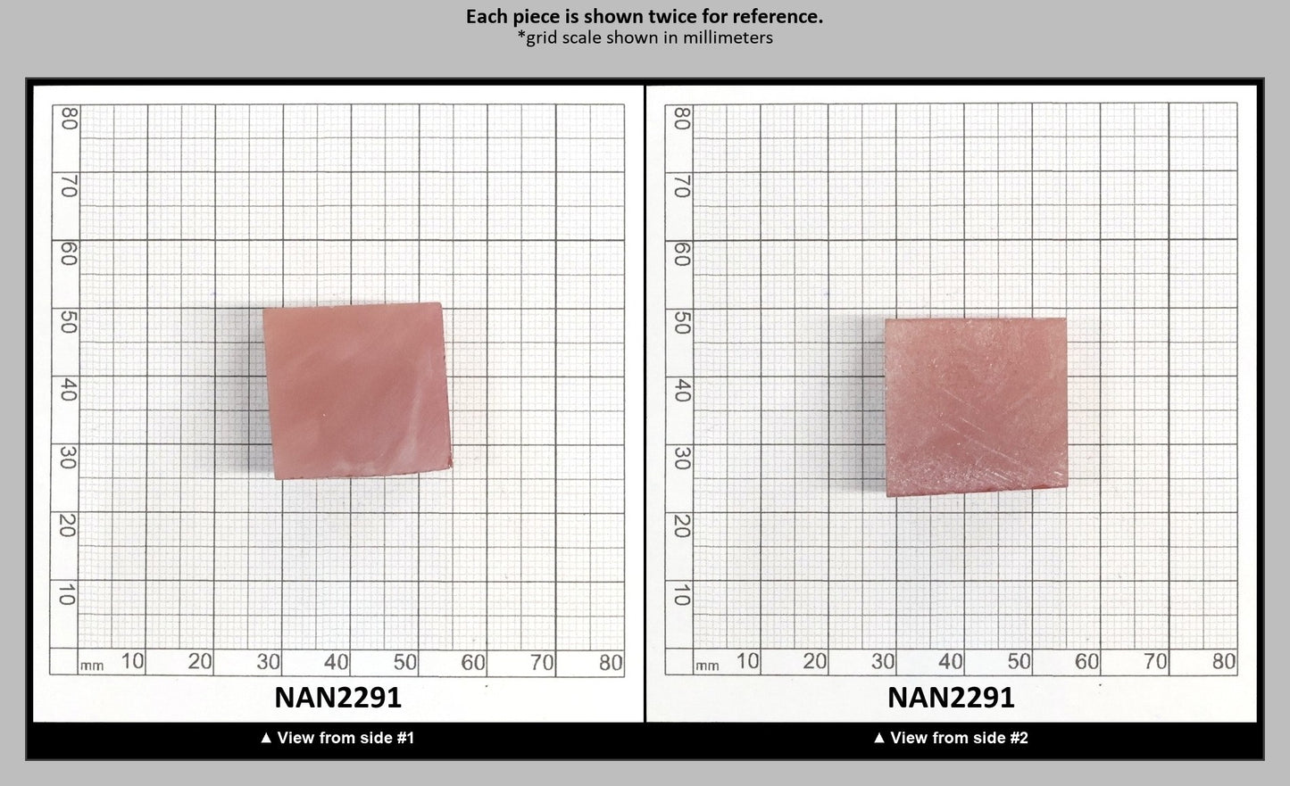 Nanosital Simulated Sweet Dreams Lab Created Faceting Rough for Gem Cutting - #600 - Various Sizes : NAN2291