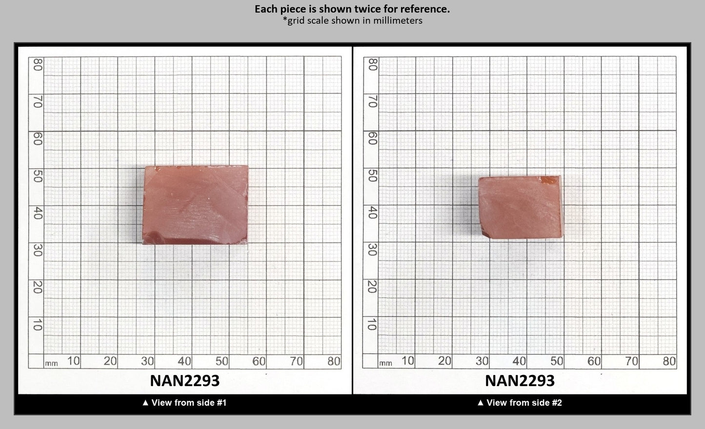 Nanosital Simulated Sweet Dreams Lab Created Faceting Rough for Gem Cutting - #600 - Various Sizes : NAN2293