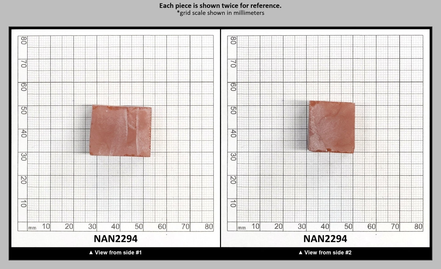 Nanosital Simulated Sweet Dreams Lab Created Faceting Rough for Gem Cutting - #600 - Various Sizes : NAN2294