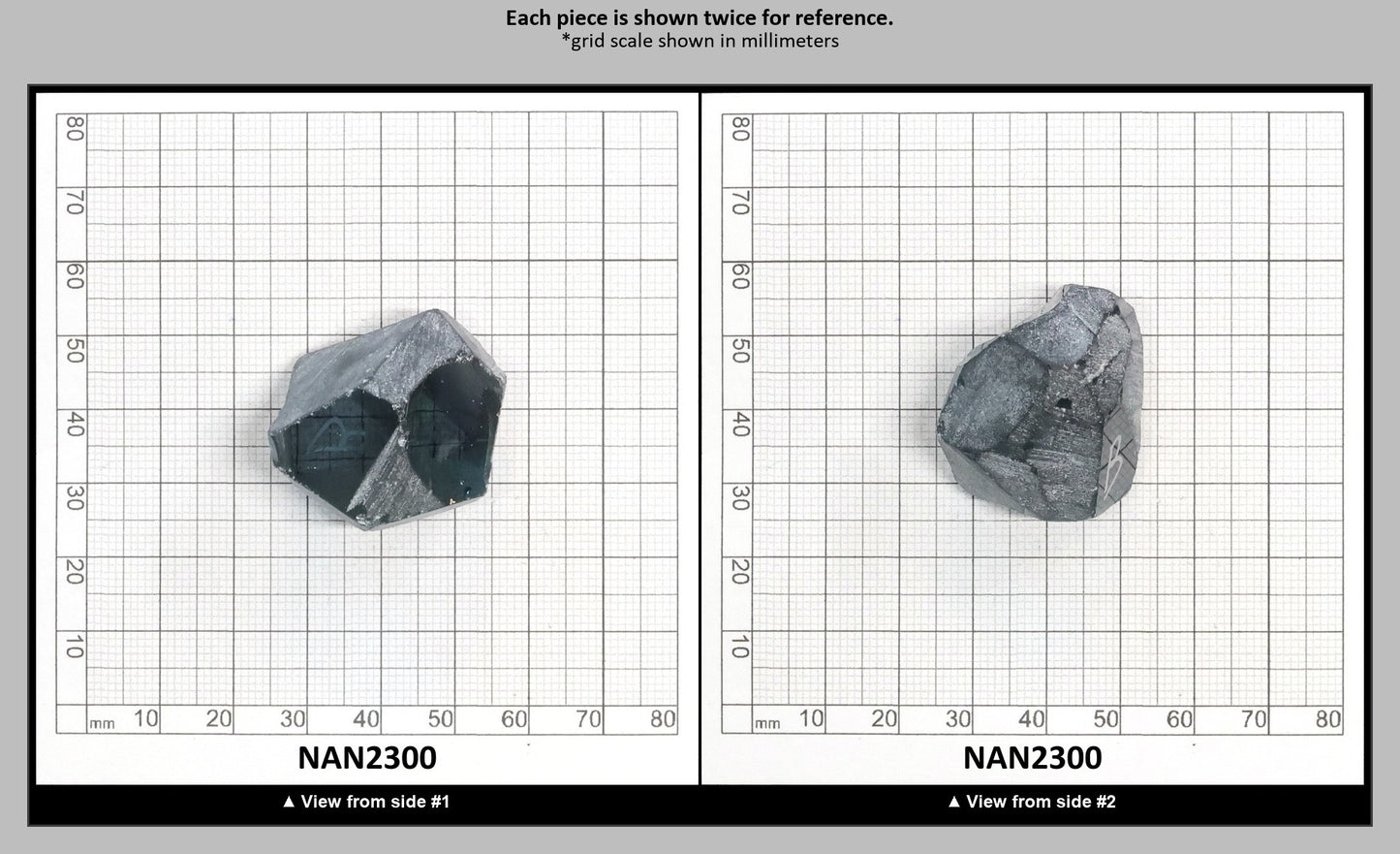 UV Reactive Nanosital #E-441 Lab Created Faceting Rough for Gem Cutting - Various Sizes : NAN2300