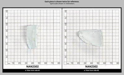 Nanosital Simulated White Topaz Lab Created Faceting Rough for Gem Cutting - #A-1345 - Various Sizes : NAN2302