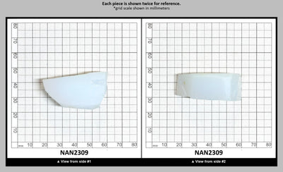 Nanosital Simulated White Opal Lab Created Faceting Rough for Gem Cutting - #001 - Various Sizes : NAN2309