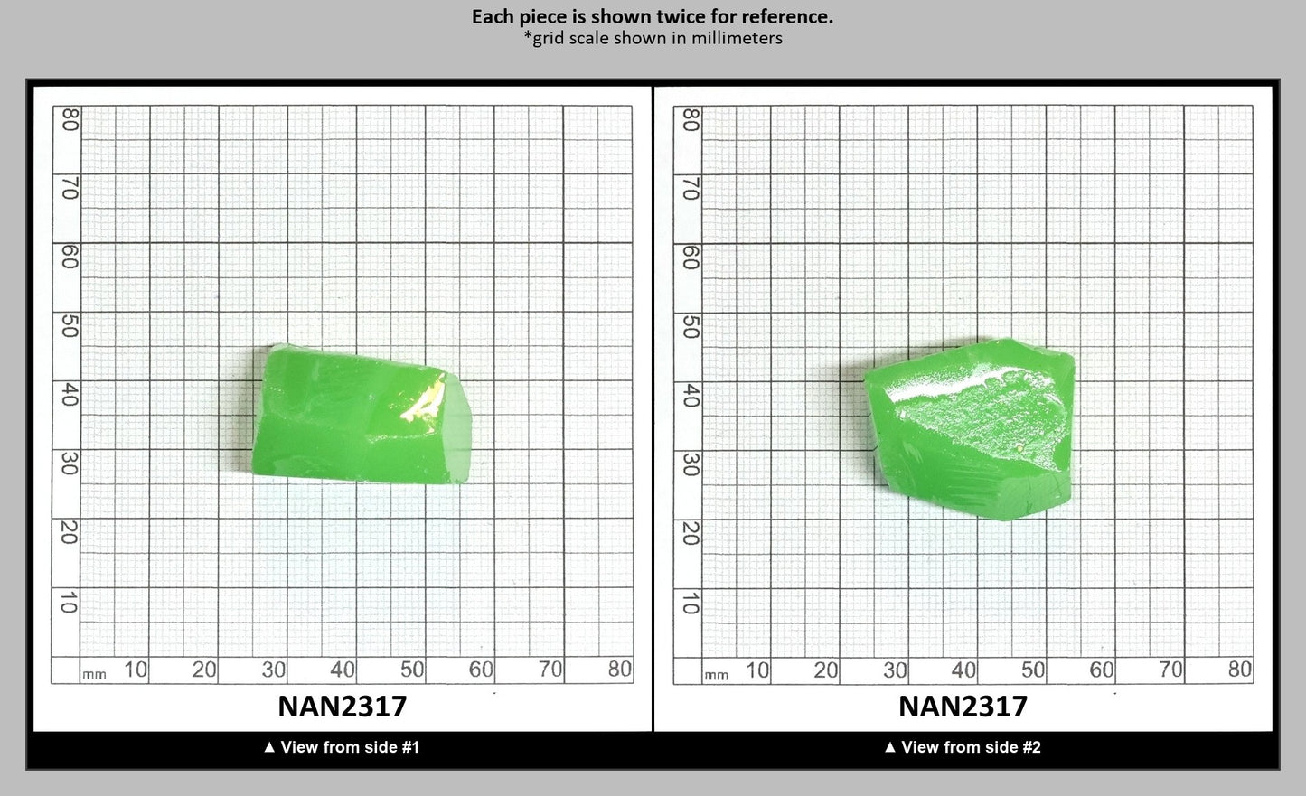 Nanosital Simulated Light Kryptonite Opal Lab Created Faceting Rough for Gem Cutting - #0011/1 - Various Sizes : NAN2317