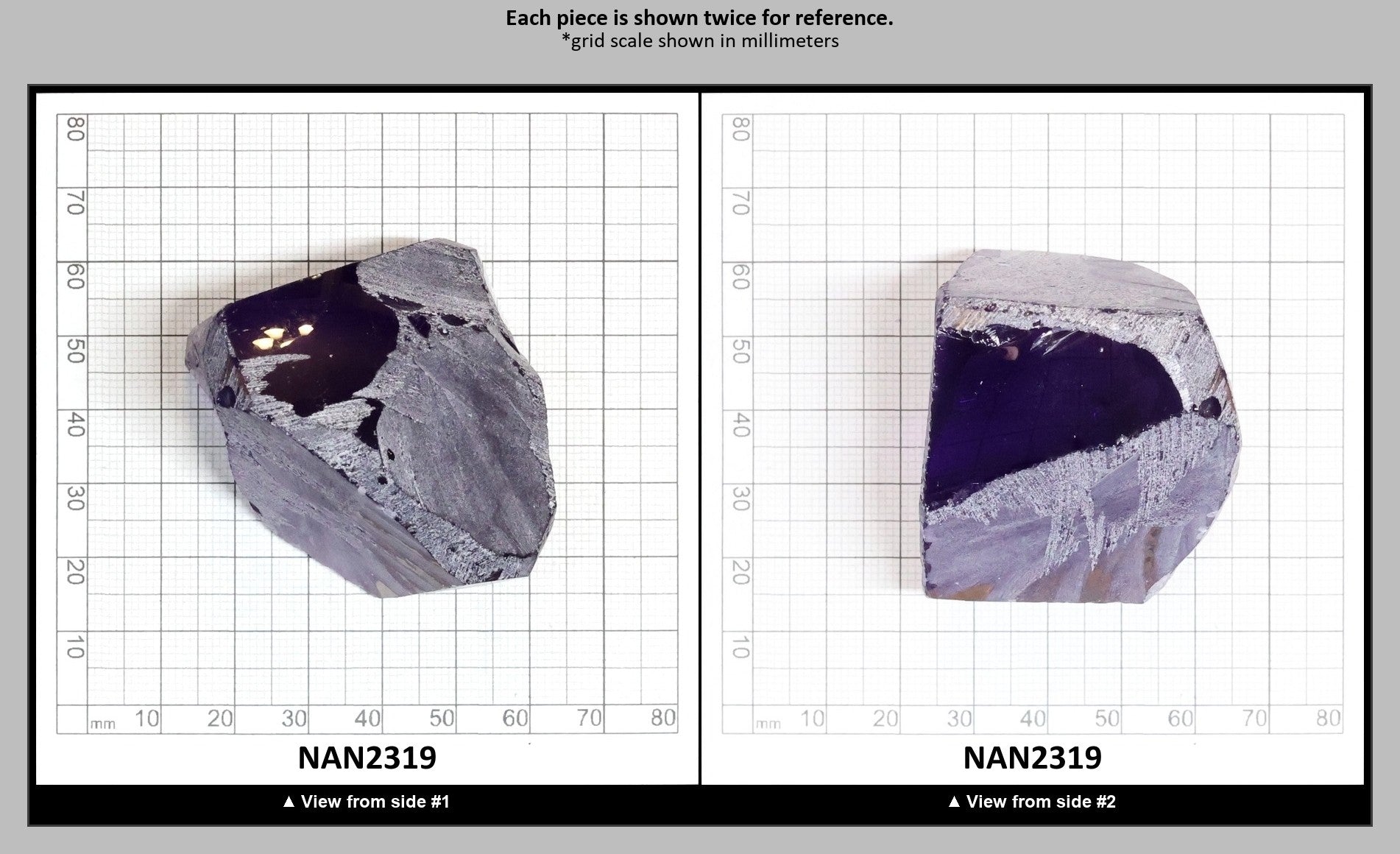 Nanosital Simulated Amethyst  Lab Created Faceting Rough for Gem Cutting - #131 - Various Sizes : NAN2319