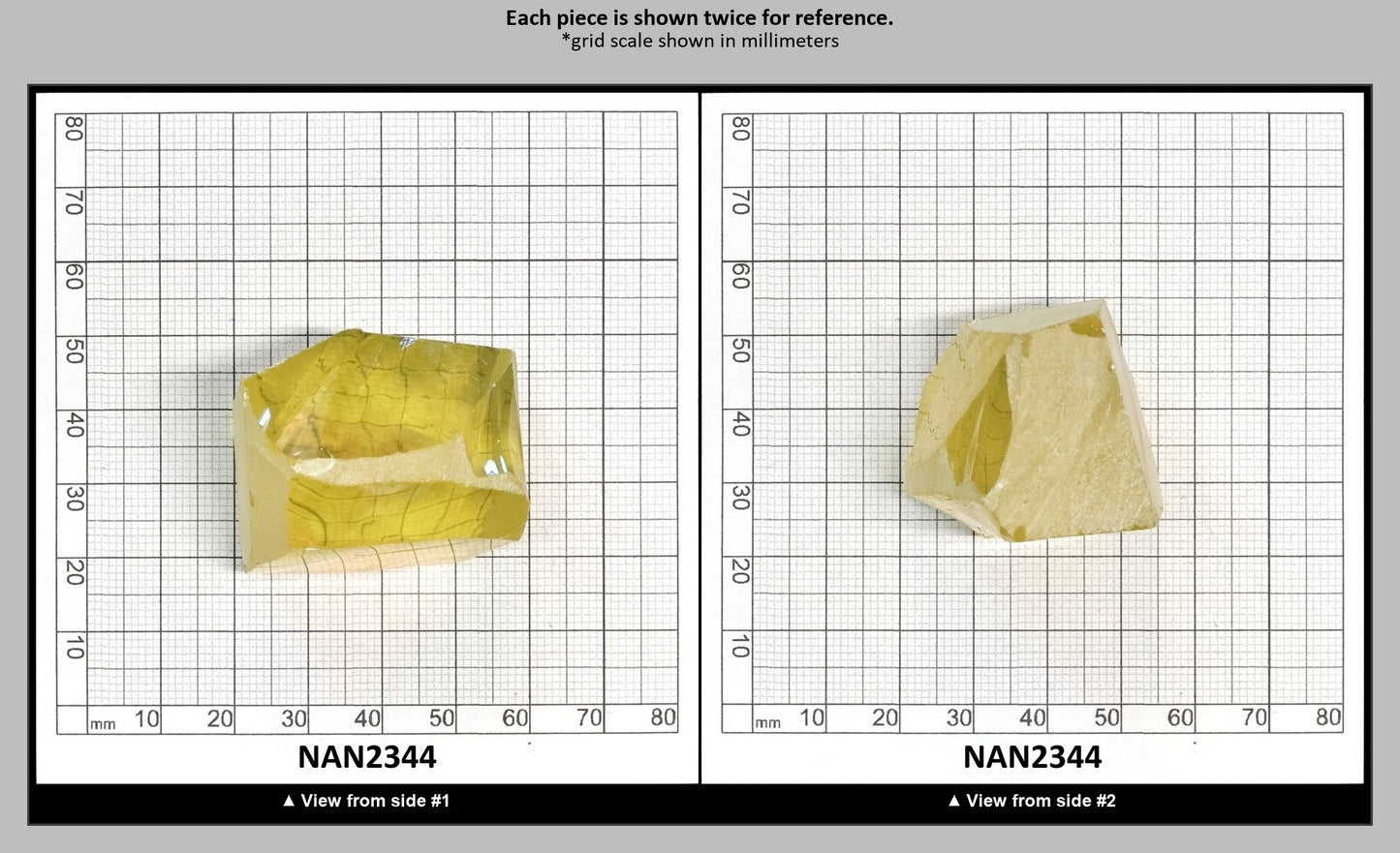 Nanosital Simulated Color Changing Lab Created Faceting Rough for Gem Cutting - #204 - Various Sizes : NAN2344