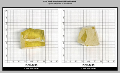Nanosital Simulated Color Changing Lab Created Faceting Rough for Gem Cutting - #204 - Various Sizes : NAN2344