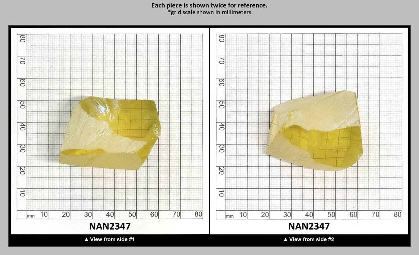 Nanosital Simulated Color Changing Lab Created Faceting Rough for Gem Cutting - #204 - Various Sizes : NAN2347