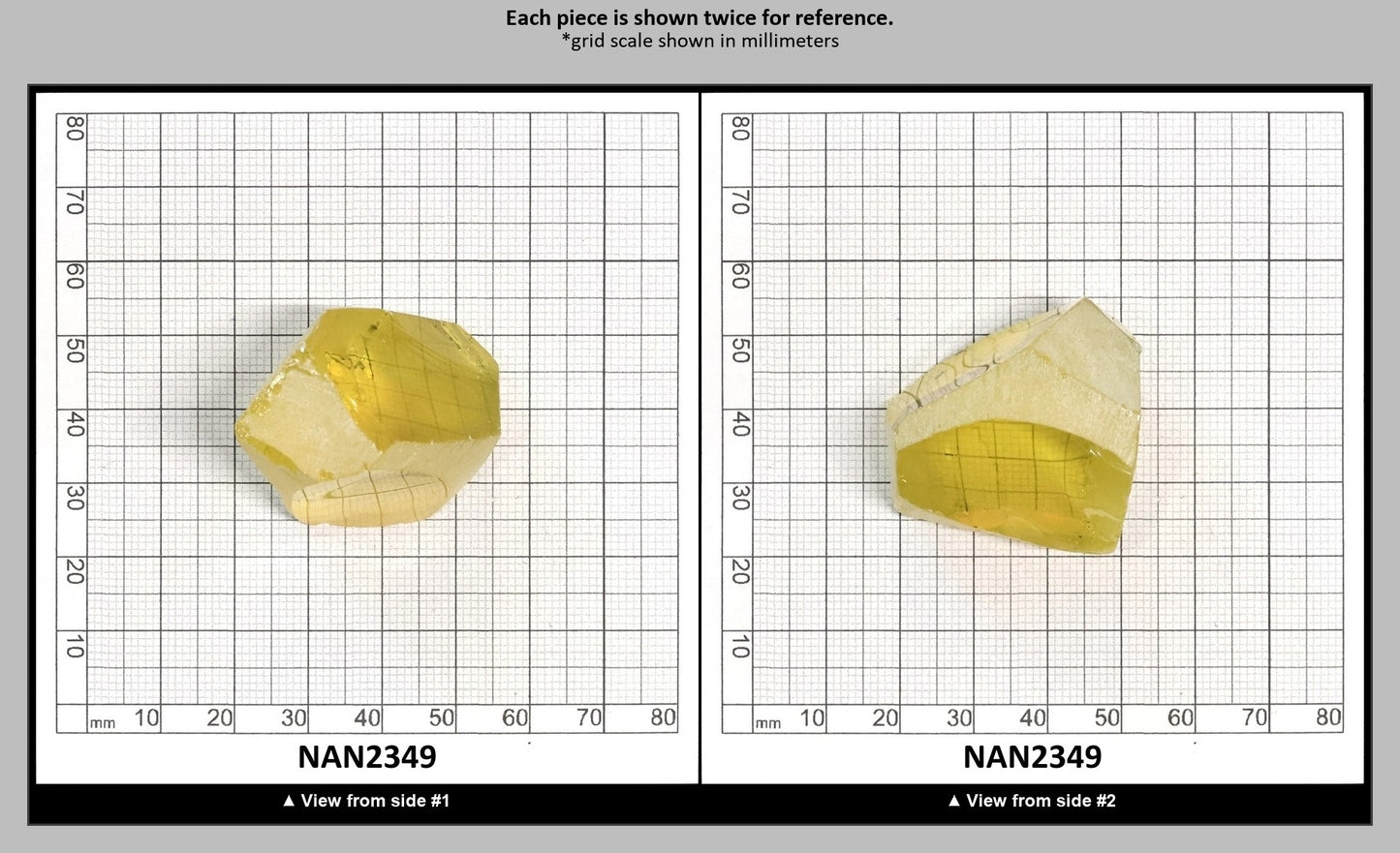Nanosital Simulated Color Changing Lab Created Faceting Rough for Gem Cutting - #204 - Various Sizes : NAN2349