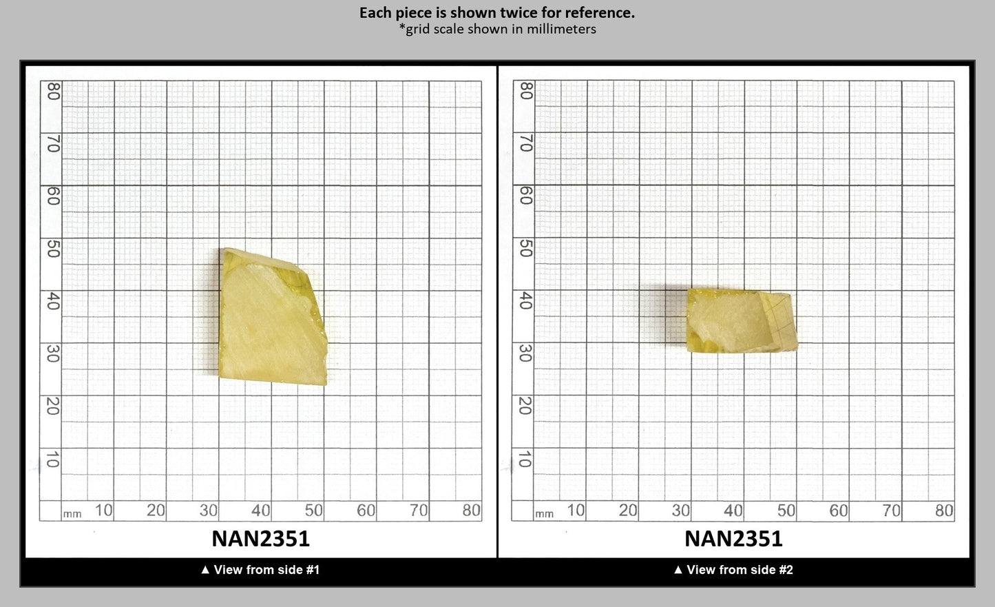 Nanosital Simulated Color Changing Lab Created Faceting Rough for Gem Cutting - #204 - Various Sizes : NAN2351