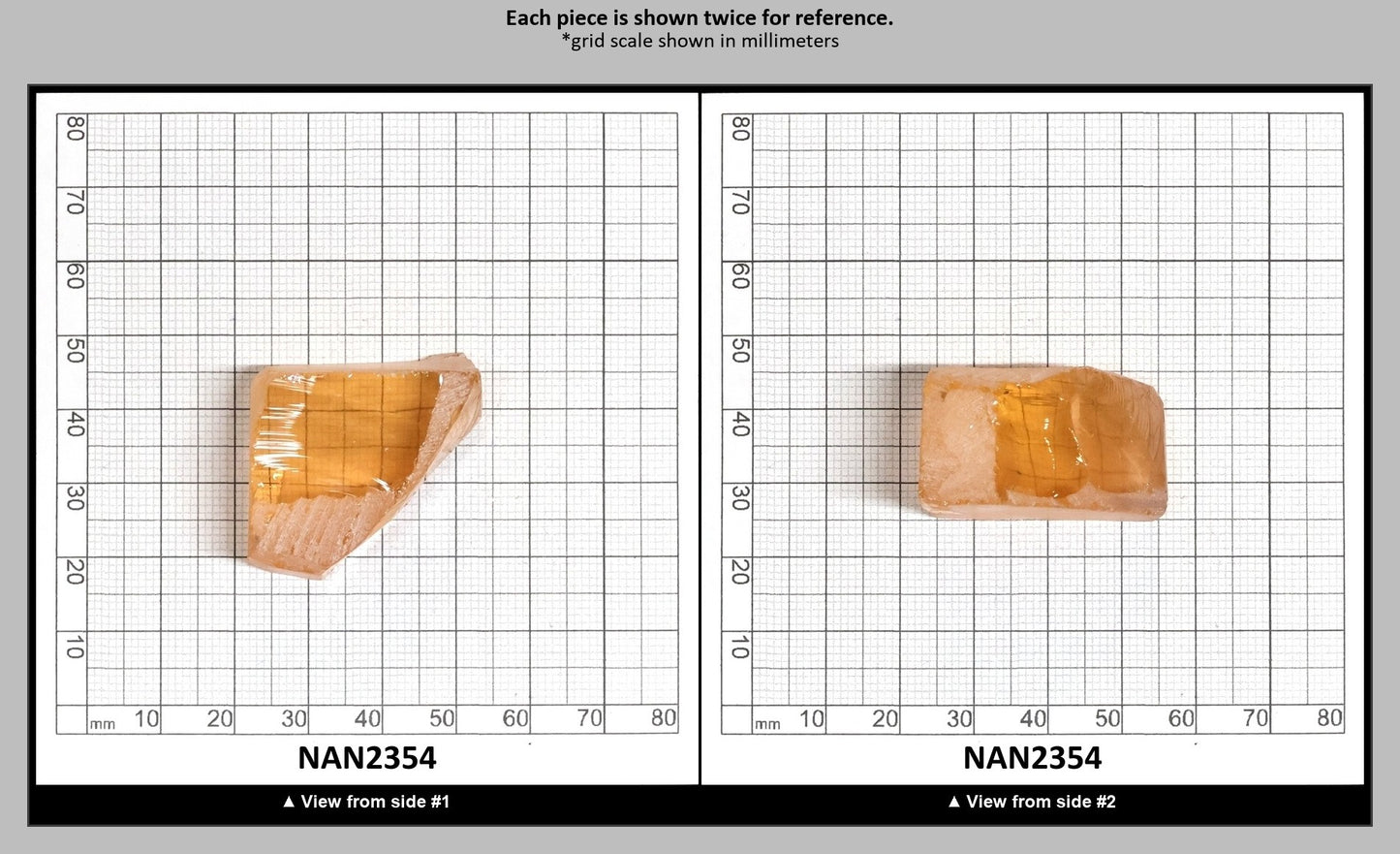 Nanosital Simulated Champagne Morganite Lab Created Faceting Rough for Gem Cutting - #777 - Various Sizes : NAN2354