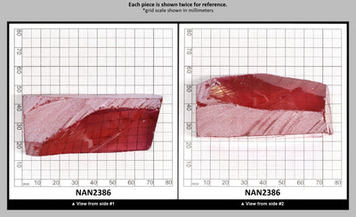 Nanosital Simulated Kunzite Lab Created Faceting Rough for Gem Cutting - #A-8483 - Various Sizes : NAN2386