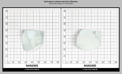 UV Reactive Nanosital #E-137 Lab Created Faceting Rough for Gem Cutting - Various Sizes : NAN2405