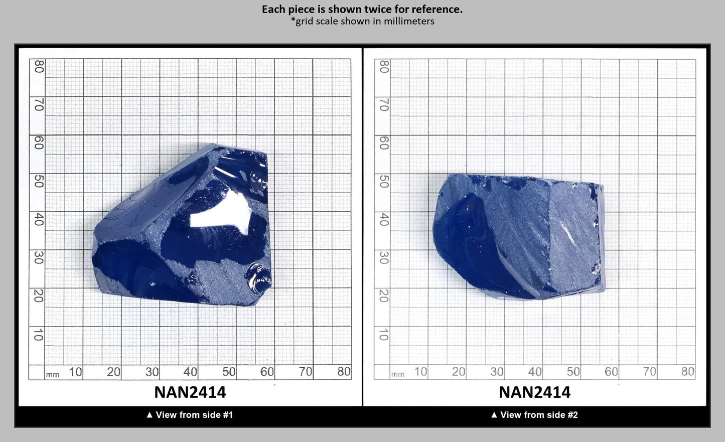 Nanosital Simulated Extra Swiss Topaz Lab Created Faceting Rough for Gem Cutting - #E-257 - Various Sizes : NAN2414