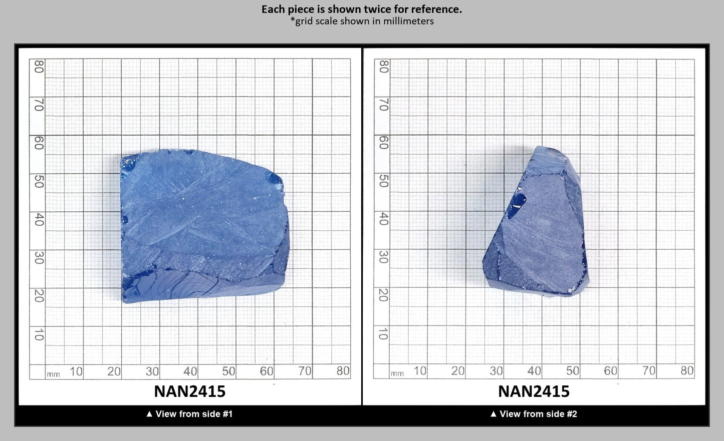 Nanosital Simulated Extra Swiss Topaz Lab Created Faceting Rough for Gem Cutting - #E-257 - Various Sizes : NAN2415