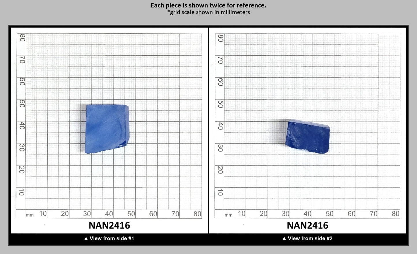 Nanosital Simulated Extra Swiss Topaz Lab Created Faceting Rough for Gem Cutting - #E-257 - Various Sizes : NAN2416