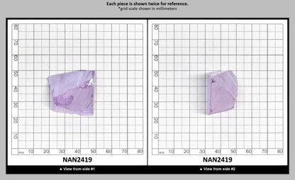 UV Reactive Nanosital #E-273 Lab Created Faceting Rough for Gem Cutting - Various Sizes : NAN2419