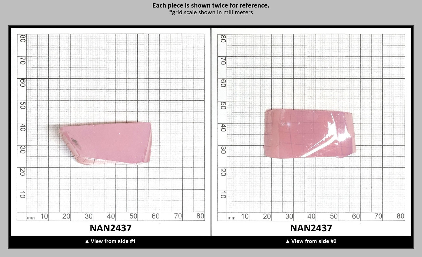 Nanosital Simulated Pink Opal Lab Created Faceting Rough for Gem Cutting - #002 - Various Sizes : NAN2437