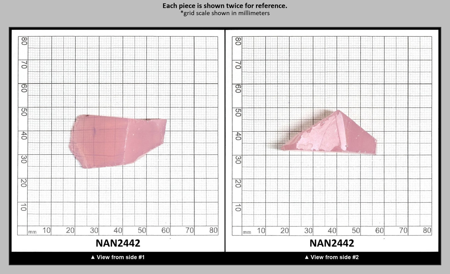 Nanosital Simulated Pink Opal Lab Created Faceting Rough for Gem Cutting - #002 - Various Sizes : NAN2442