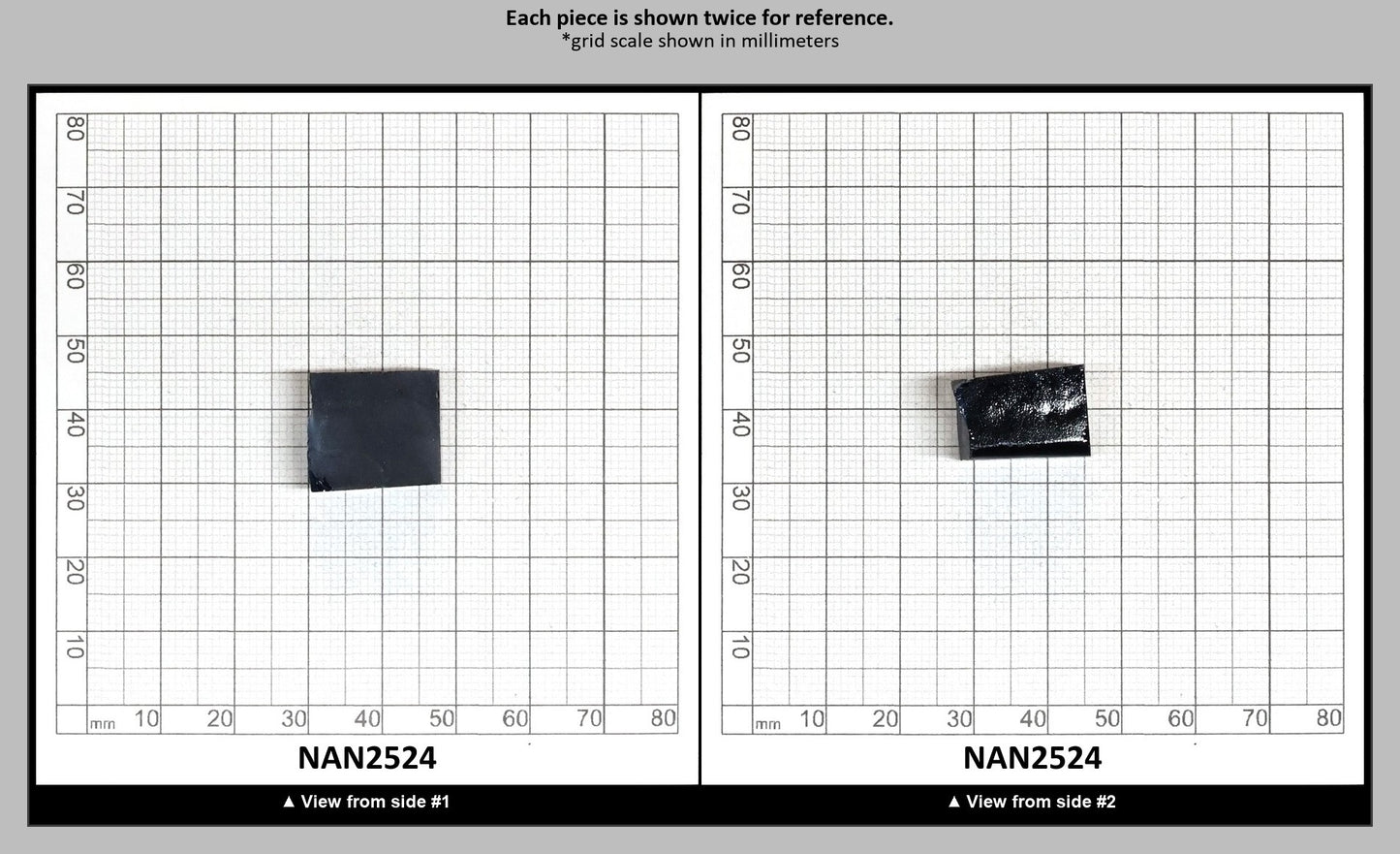 Nanosital Simulated Montana Sapphire Lab Created Faceting Rough for Gem Cutting - #49 - Various Sizes : NAN2524
