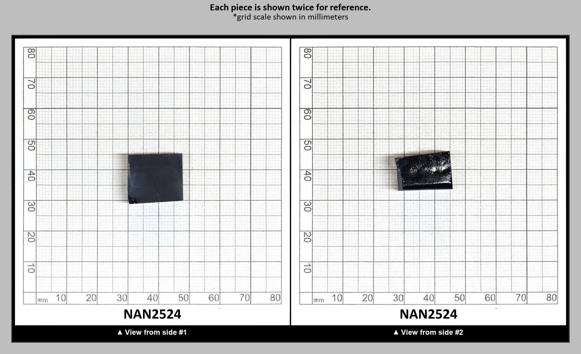 Nanosital Simulated Montana Sapphire Lab Created Faceting Rough for Gem Cutting - #49 - Various Sizes : NAN2524