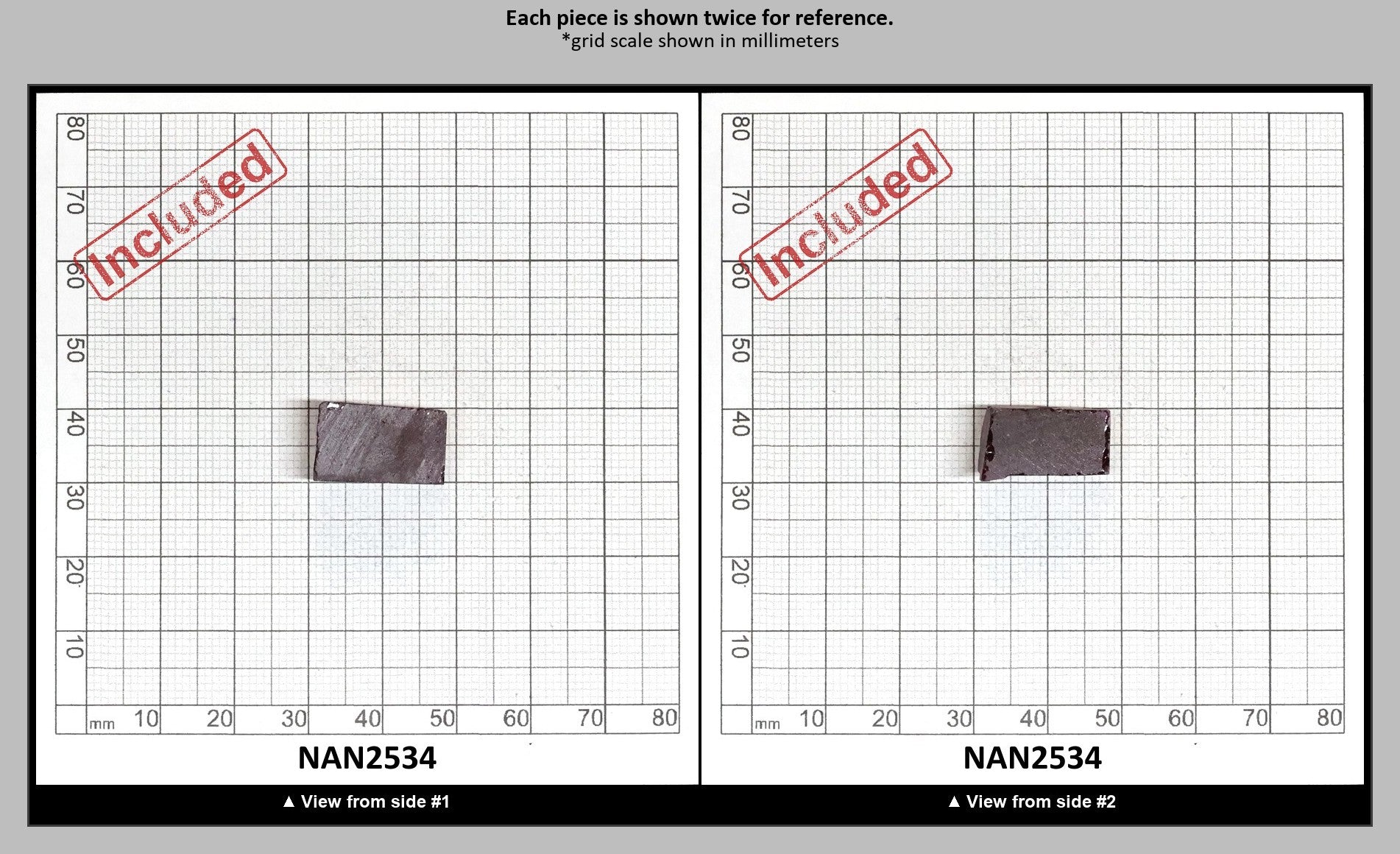Nanosital Simulated Fuchsia Tourmaline (Included) Lab Created Faceting Rough for Gem Cutting - #Z-250 - Various Sizes : NAN2534