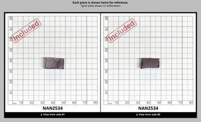 Nanosital Simulated Fuchsia Tourmaline (Included) Lab Created Faceting Rough for Gem Cutting - #Z-250 - Various Sizes : NAN2534