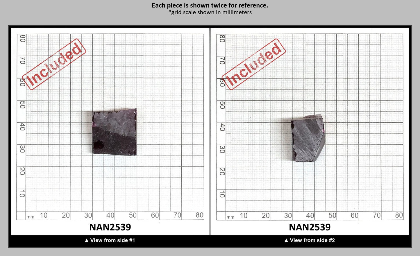 Nanosital Simulated Fuchsia Tourmaline (Included) Lab Created Faceting Rough for Gem Cutting - #Z-250 - Various Sizes : NAN2539