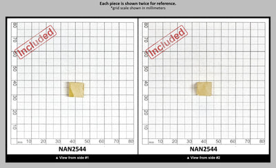 Nanosital Simulated Yellow Sapphire (Included) Lab Created Faceting Rough for Gem Cutting - #Z-7606 - Various Sizes : NAN2544