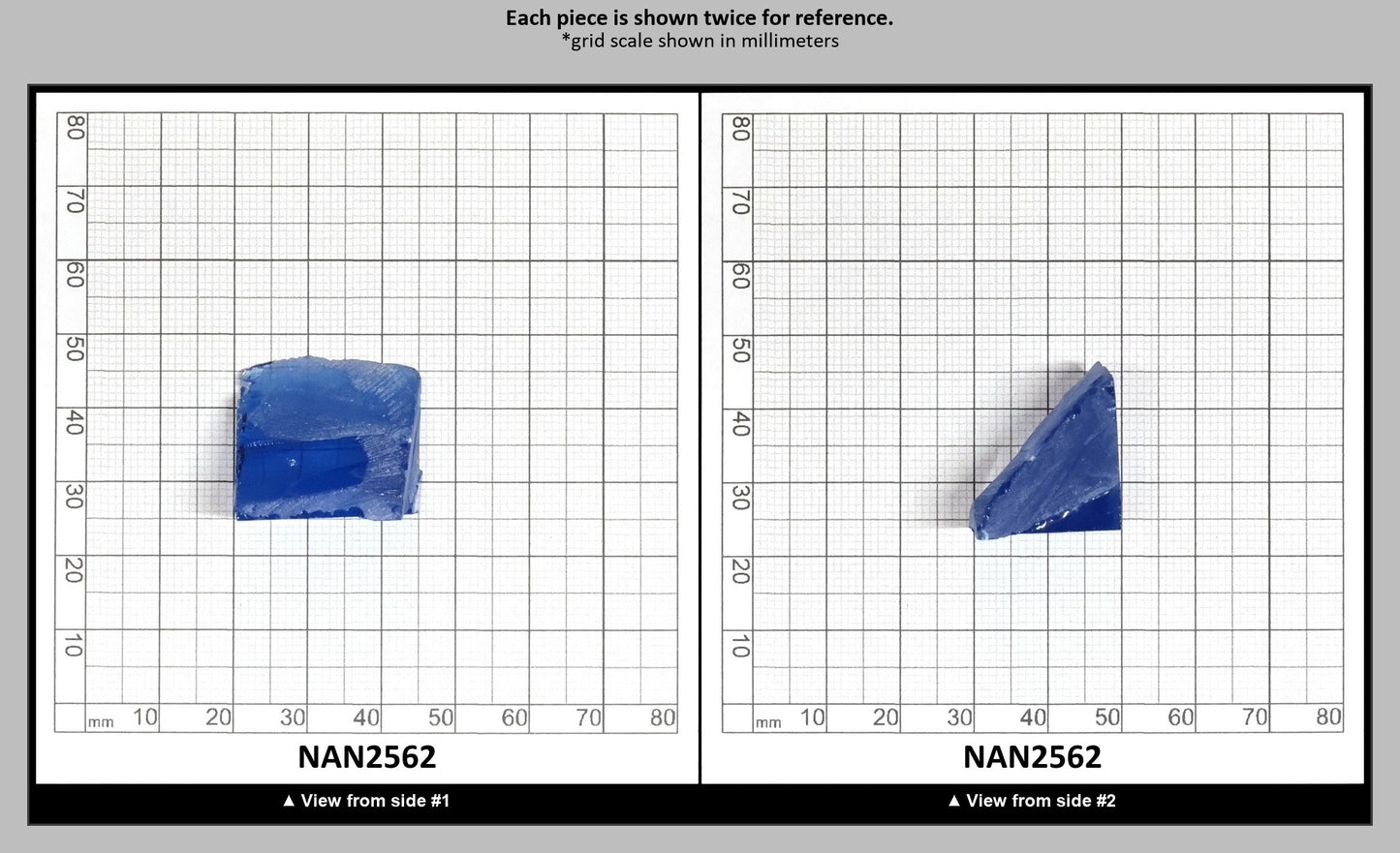 Nanosital Simulated Extra Swiss Topaz Lab Created Faceting Rough for Gem Cutting - #E-257 - Various Sizes : NAN2562