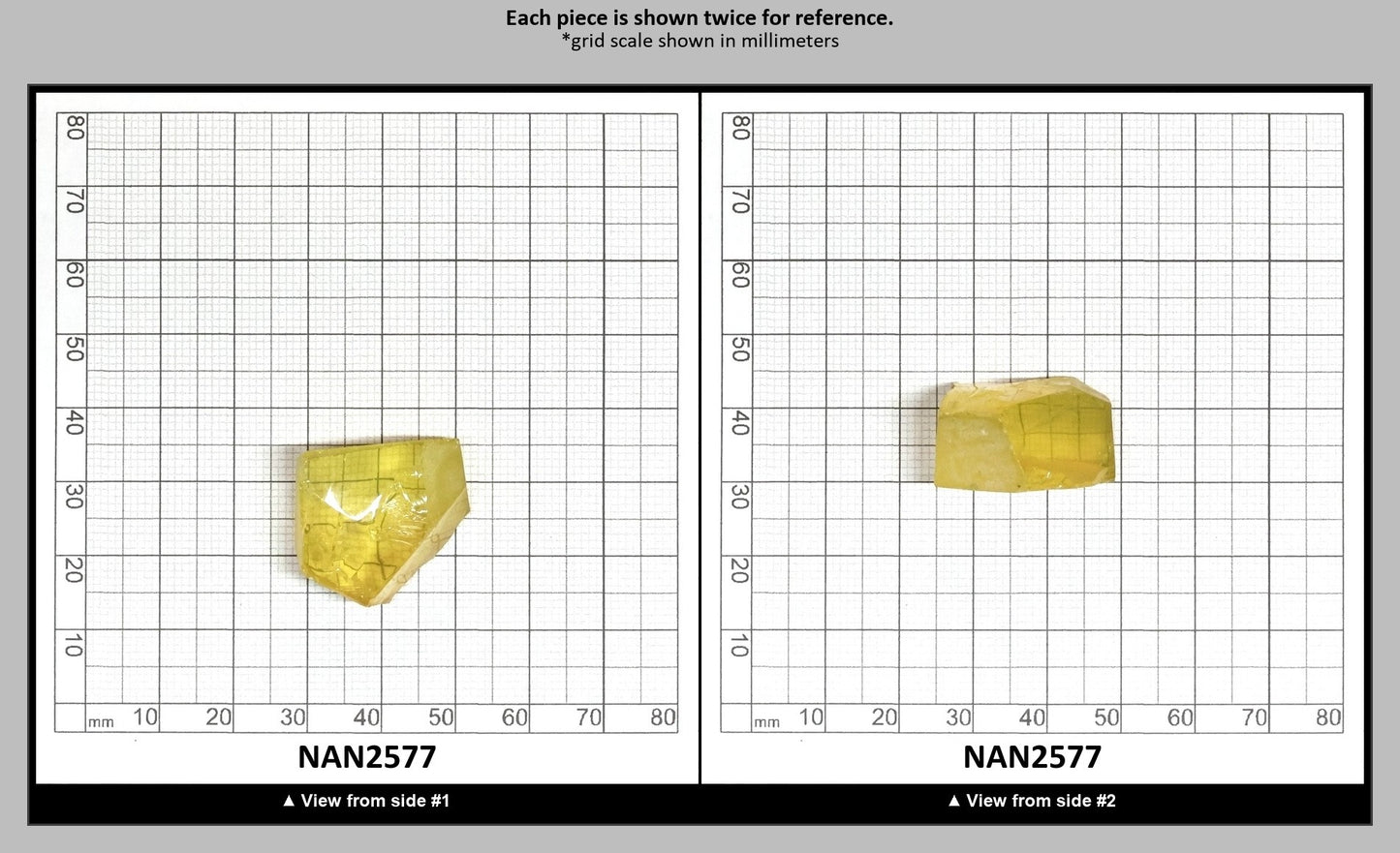 Nanosital Simulated Color Changing Lab Created Faceting Rough for Gem Cutting - #204 - Various Sizes : NAN2577
