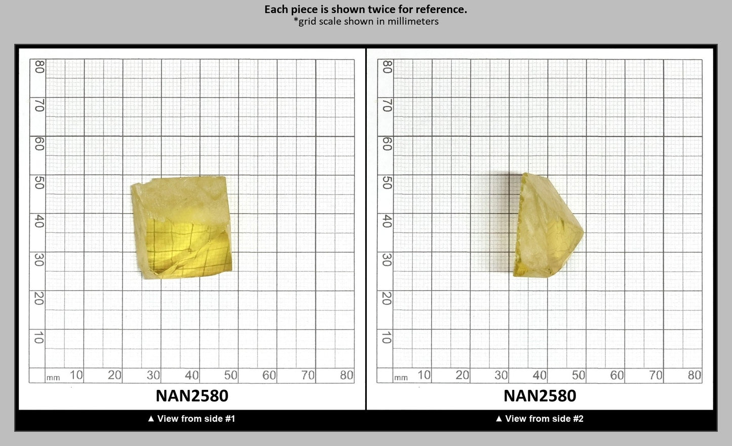 Nanosital Simulated Color Changing Lab Created Faceting Rough for Gem Cutting - #204 - Various Sizes : NAN2580