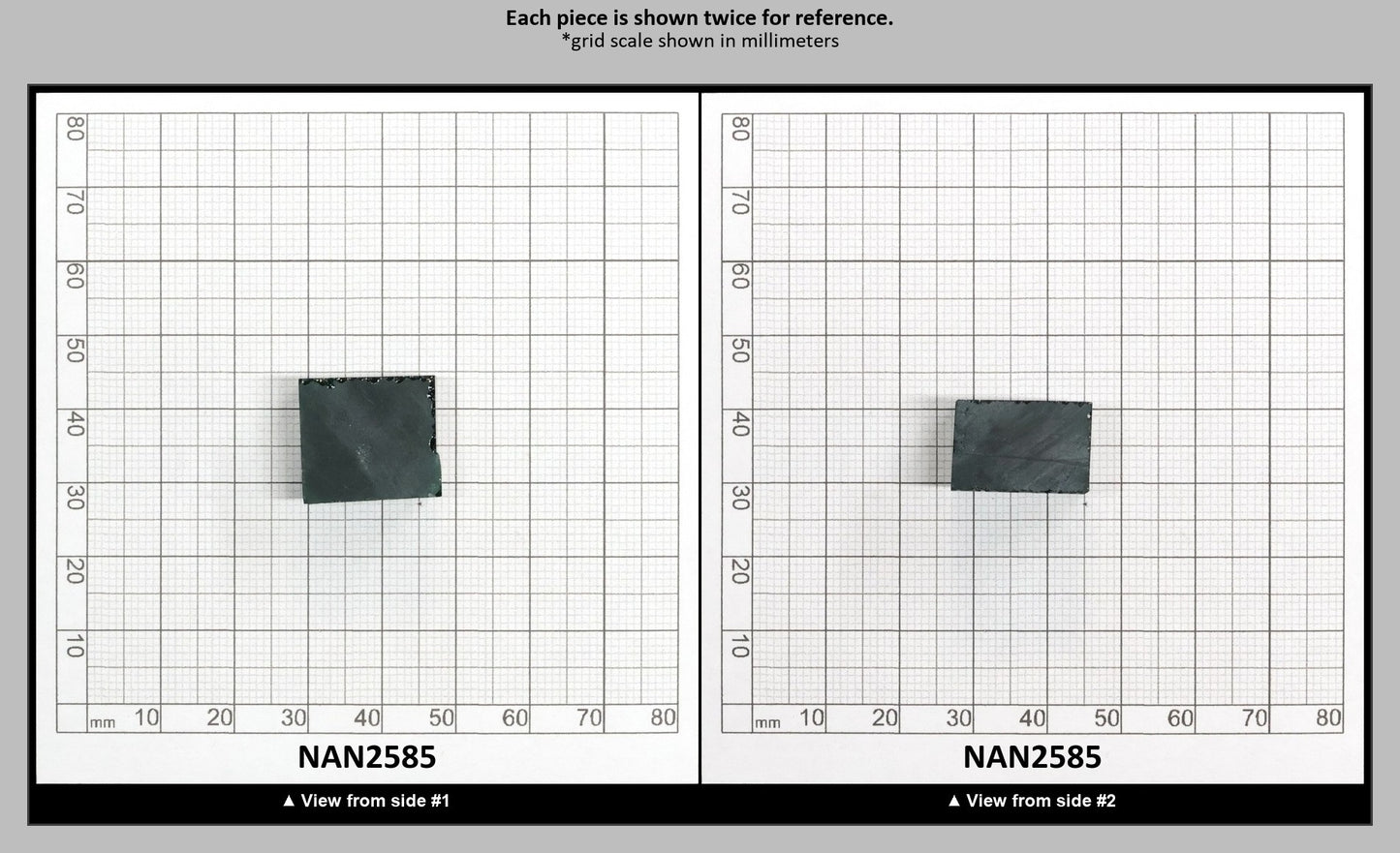 Nanosital Simulated Dark Emerald Lab Created Faceting Rough for Gem Cutting - #0/1 - Various Sizes : NAN2585