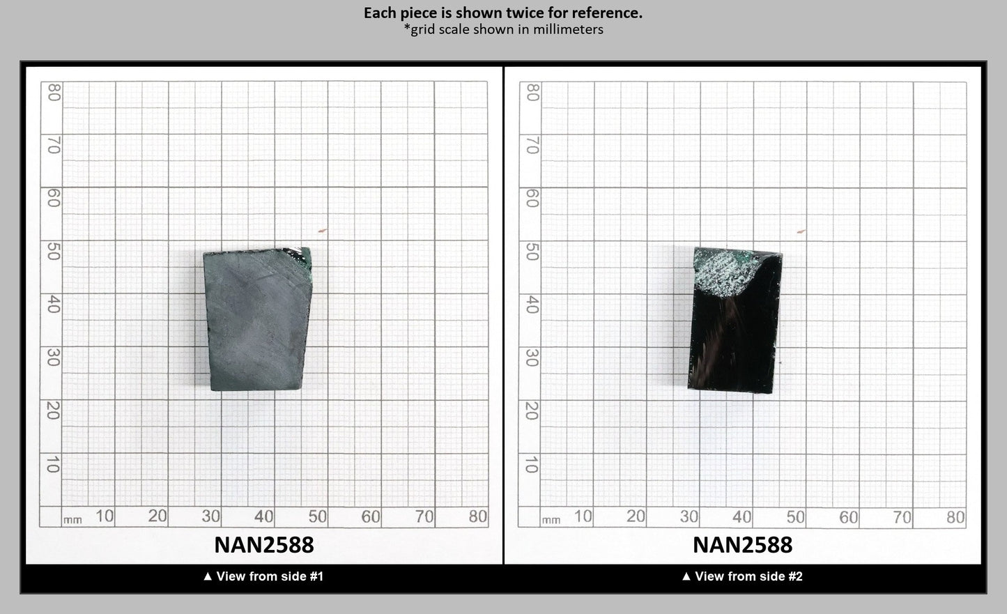 Nanosital Simulated Dark Emerald Lab Created Faceting Rough for Gem Cutting - #0/1 - Various Sizes : NAN2588