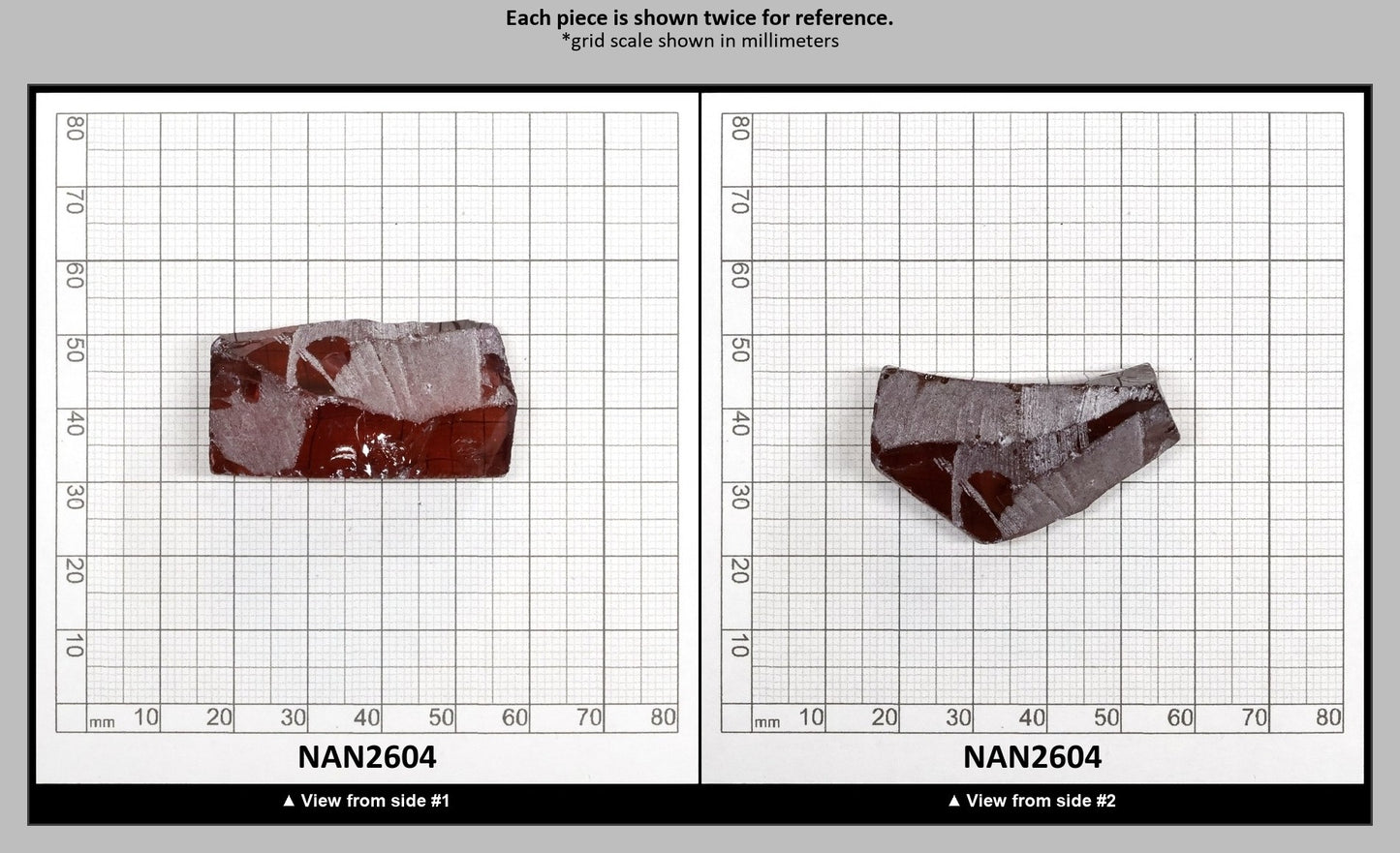 Nanosital Simulated Marsala Color Changing Lab Created Faceting Rough for Gem Cutting - #5 - Various Sizes : NAN2604