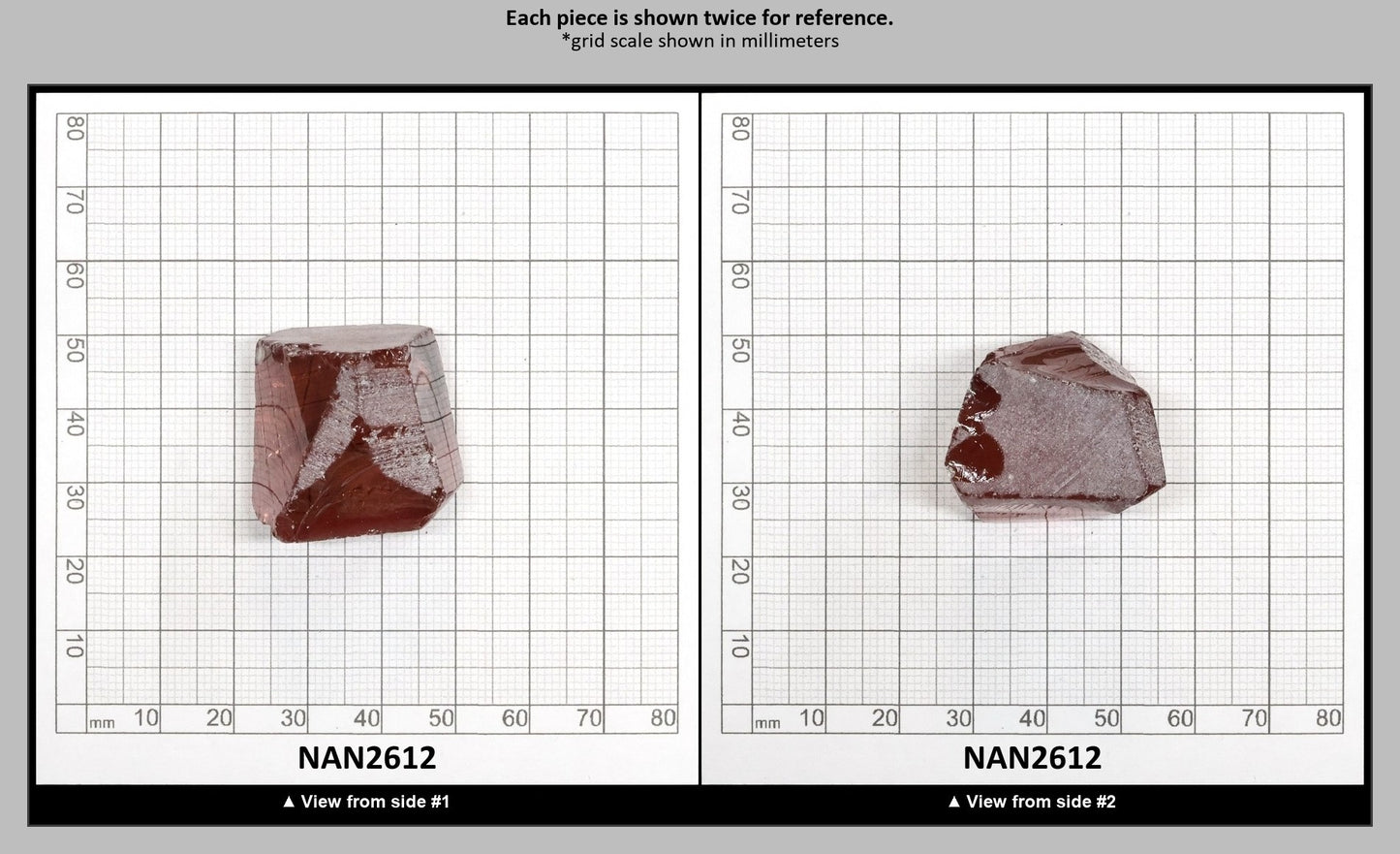 Nanosital Simulated Color Changing Lab Created Faceting Rough for Gem Cutting - #69 - Various Sizes : NAN2612
